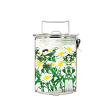 BDARI Tiffin Carrier - White Floral Botanic (Nationwide Delivery)