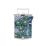 BDARI Tiffin Carrier - Blue Batik Flower (Nationwide Delivery)