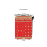 BDARI Tiffin Carrier - Indian Saree Chili Red (Nationwide Delivery)