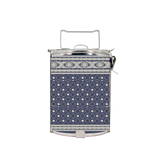 BDARI Tiffin Carrier - Indian Saree Slate Blue (Nationwide Delivery)
