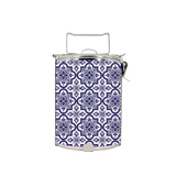 BDARI Tiffin Carrier - Portuguese Floral Tiles  (Nationwide Delivery)
