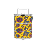 BDARI Tiffin Carrier - Yellow Mandala (Nationwide Delivery)