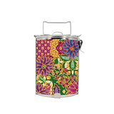 BDARI Tiffin Carrier - Maroon Green Batik (Nationwide Delivery)