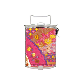 BDARI Tiffin Carrier - Pink Carnation Batik (Nationwide Delivery)
