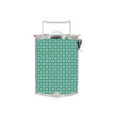 BDARI Tiffin Carrier - Green Mosaic Tiles  (Nationwide Delivery)
