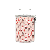 BDARI Tiffin Carrier - Pink Christmas (Nationwide Delivery)