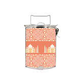 BDARI Tiffin Carrier - Orange Iznik Tiles (Nationwide Delivery)