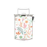 BDARI Tiffin Carrier - Orange Floral Garden (Nationwide Delivery)
