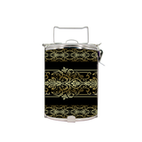 BDARI Tiffin Carrier - Black Songket (Nationwide Delivery)