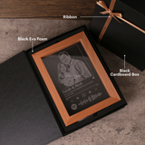 Personalized Maple Wood Photo Engraving Frame Night Light (Nationwide Delivery)