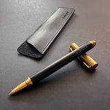 Minimalist Leather Pen Pouch + Wooden Pen Set (Nationwide Delivery)