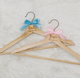 Personalised Engraved Wooden Hanger for Couple/ Wedding Gift (Nationwide Delivery)