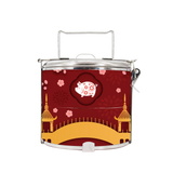 BDARI Tiffin Carrier - Zodiac Garden - Pig (Nationwide Delivery)