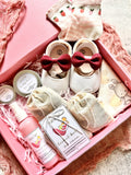 Post Natal White Gift Set for Mommy & Baby Girl (Klang Valley Delivery Only)