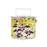 BDARI Tiffin Carrier - Purple Flower (Nationwide Delivery)