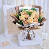 Soap Roses Bouquet with Ferrero Rocher (Nationwide Delivery)