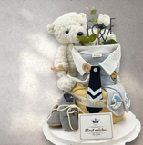 Angeliz Little Tuxedo Onesies Party Grow Premium Cakebox Hamper 12 Pcs (Nationwide Delivery)