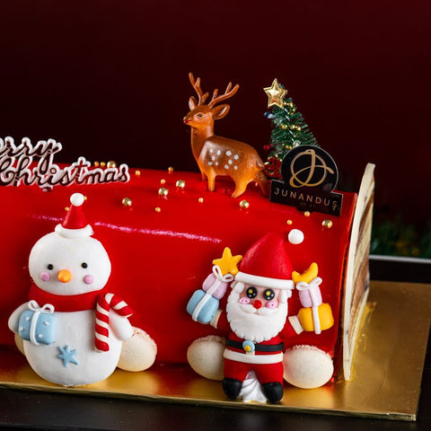 Red Velvet Log Cake | Christmas 2023 (Klang Valley Delivery Only)