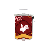 BDARI Tiffin Carrier - Zodiac Garden - Rooster (Nationwide Delivery)