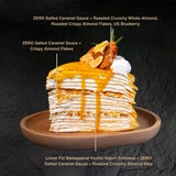 Salted ZERO Caramel Almond Vanilla Crêpe
