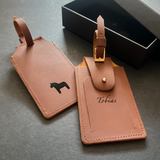 [Corporate Gift] Personalised Genuine Leather Luggage Tag  - Christmas 2025