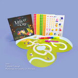 Glow in the Dark, Reading, Tracing & Colouring by Atom & the Dot (Same Day Delivery, Klang Valley)