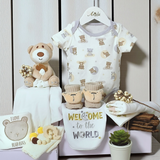 Angeliz Little Bear Blanket & Comforter Set 11pcs-Neutral (Klang Valley Delivery)