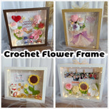 TTEEN GIFT Crochet Flower 3D Frame 编制花开业相框生日礼物送礼