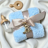 Angeliz Memory Swaddle Bear Baby Hamper Set 9 Pcs- Blue ( Nationwide Delivery)