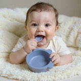 Angeliz First Meal Feeding Wooden Set 10pcs - Navy (Klang Valley Delivery)
