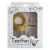Baby Essentials Gift Set – Pacifiers & Clip, Food Feeder & Montessori Rattle Ball (Nationwide Delivery)
