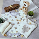 Angeliz Little Bear Blanket & Comforter Set 11pcs-Neutral (Klang Valley Delivery)