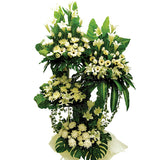 Eternal Peace – Large Condolence Flower Floral Stand (Klang Valley Delivery Only)