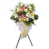 Forever Love Condolence Sympathy Flowers Stand (Klang Valley Delivery Only)