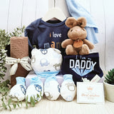 Angeliz Wishing Balloon Lucky Bunny Baby Hamper Set 11 Pcs-Blue ( Nationwide Delivery)