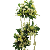 Pure Heart – Sympathy Flower Wreath (Klang Valley Delivery Only)