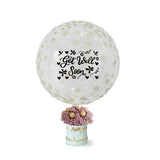 Sparkling Get Well Soon Confetti Balloon Ferraro Rocher Chocolate Flower Box