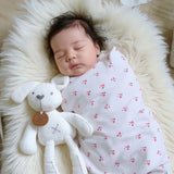 Angeliz Pa&Ma Bunny Toothbox Memory Basket 8pcs Set - Pink (Klang Valley Delivery Only)