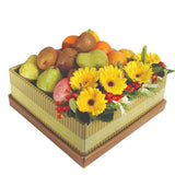Sunny Orchard – Fresh Fruits & Flowers Gift Hamper (Klang Valley Delivery Only)