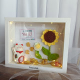 TTEEN GIFT Crochet Flower 3D Frame 编制花开业相框生日礼物送礼