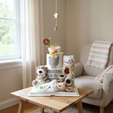 Angeliz Little Bear Blanket & Comforter Set 11pcs-Neutral (Nationwide Delivery)