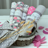 Angeliz Pa&Ma Bunny Toothbox Memory Basket 8pcs Set - Pink (Klang Valley Delivery Only)