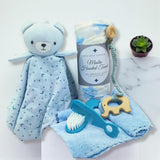 Angeliz Little Bear Snuggle Box Blue 8 pcs ( Klang Valley Delivery Only)