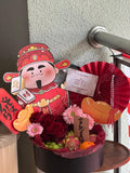 God of Wealth Floral & Fruit Box (Klang Valley Delivery)