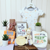 Angeliz Baby Welcome To The World Wooden Box Set- 9 Pcs Neutral (Klang Valley Delivery)