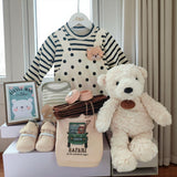 Angeliz Bear Friend Outing Baby Hamper Set 10 Pcs- Neutral(Klang Valley Delivery)