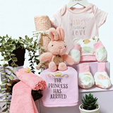 Angeliz Wishing Balloon Lucky Bunny Baby Hamper Set 11 Pcs-Pink (Nationwide Delivery)