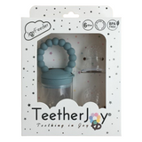 Baby Essentials Gift Set – Pacifiers & Clip, Food Feeder & Montessori Rattle Ball (Nationwide Delivery)