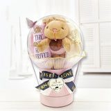 Angeliz Wishing Balloon Lucky Bunny Baby Hamper Set 11 Pcs-Pink ( Klang Valley Delivery Only)
