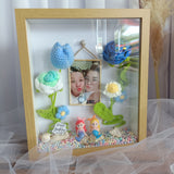 TTEEN GIFT Crochet Flower 3D Frame 编制花开业相框生日礼物送礼